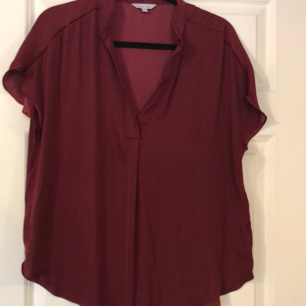 Burgundy Blouse